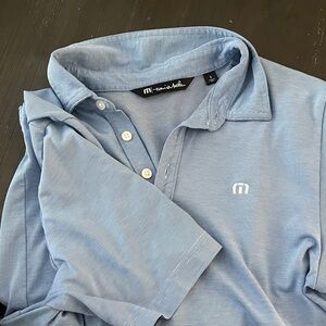 Travis Mathew Blue Men's Golf Polo Shirt